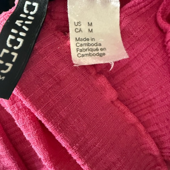 Divided Fuchsia Ribbed Long Sleeve Top - Picture 3 of 3